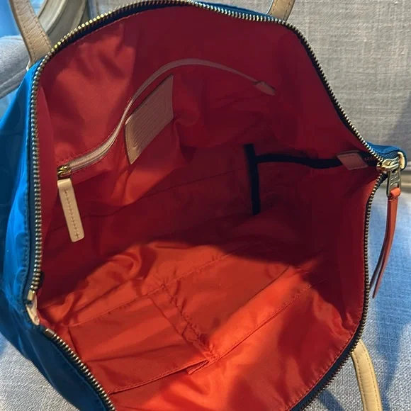 Coach Tote Royal Blue purse - Picture 12 of 13